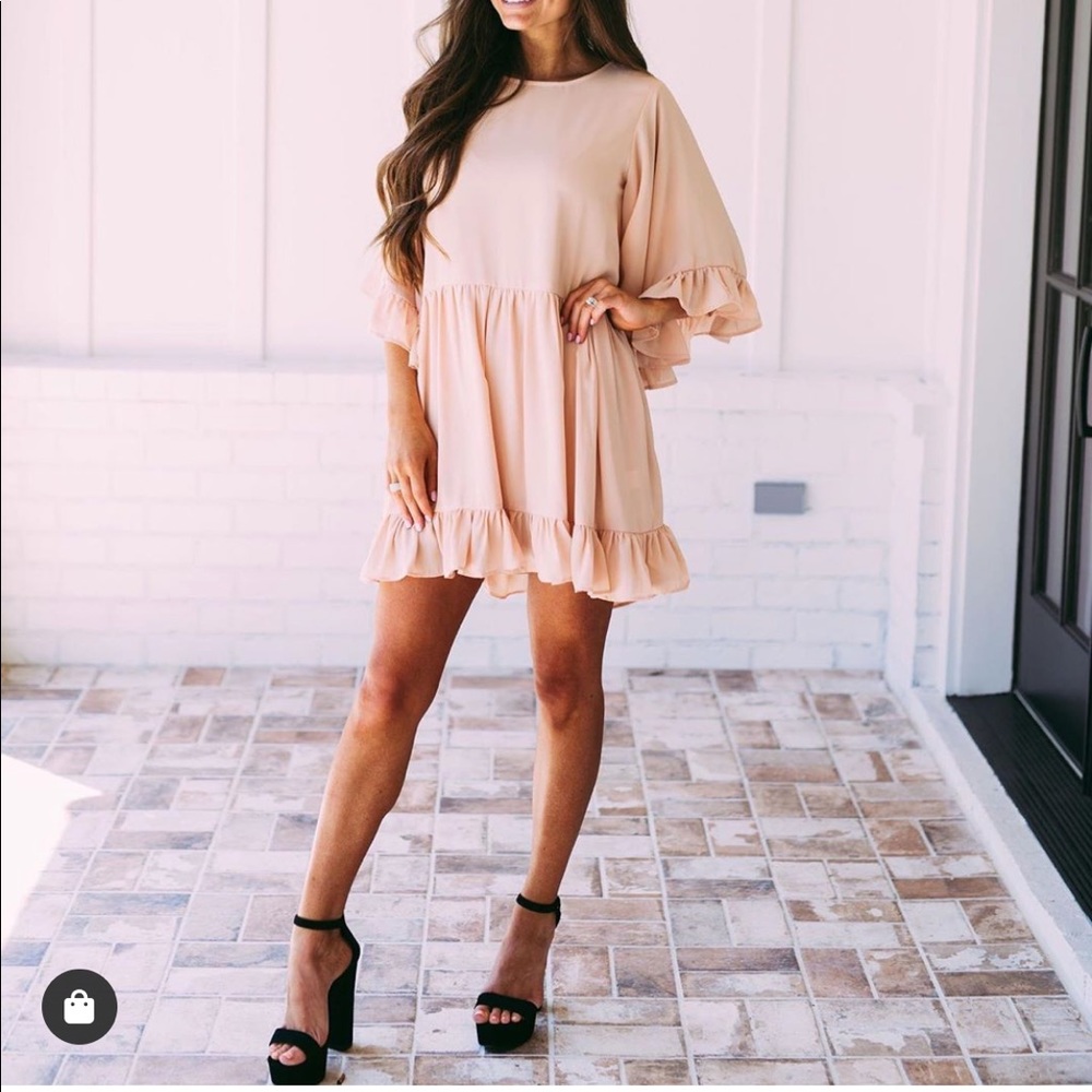 Pink Ruffle Dress